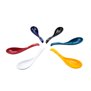 Cucharas de Sopa Asiáticas de Plástico Ecológicas y Coloridas |   Cuchara Tradicional Asiática para Sopa de Arroz, Color y Tamaño Personalizables, para el Hogar y Restaurantes - Product Image 5
