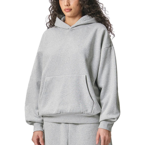Customized <b>Hoodie</b> Cotton Fleece Streetwear Casual Pullover Hooded Sweatshirt Men Women Unisex Embroidery Logo Wholesale - Product Image 5
