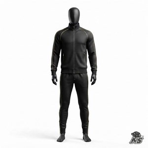 NAQQASH SPORTS Chándal Unisex con Capucha de Forro Polar, Cierre con Cordón, Elástico en Cuatro Direcciones, Ropa Deportiva Ligera para Deportes de Invierno - Product Image 2
