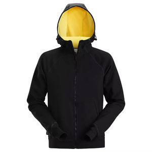 Sweat-shirts à capuche en polaire doux de haute qualité pour hommes et femmes, avec fermeture éclair, design imprimé en relief, veste à capuche avec fermeture éclair, vêtements d'hiver - Product Image 3