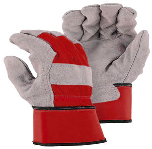 Cowhide Leather Industrial Work Gloves Heavy Duty Safety Palm Construction Gardening Durable Gloves <b>for</b> <b>Men</b> - Product Image 4