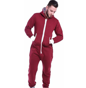 Customized Logo <b>Men's</b> Sleepwear Onesie Luxury Adults Hooded <b>Pajama</b> Breathable Fleece Plus Size Sleepwear Floral Onesie - Product Image 6
