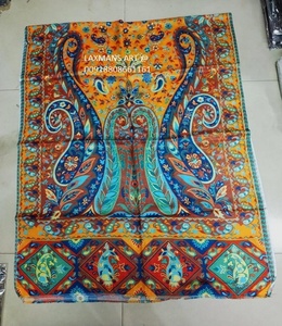 Viscosa Digital Impreso Diseñador Modal Bufandas Chales Estolas Musulmán Otoño Fino - Product Image 4