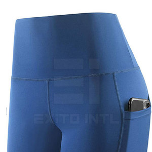 High Stretch Breathable Yoga Shorts for Women-Fitness Gym Wear High Waist Elastic Waist Spandex/Nylon Material <b>Push</b> up Design - Product Image 6