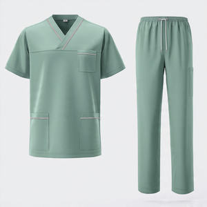 Medical Scrub Suit/Nurse Hospital Uniform Scrub <b>Set</b> for <b>Doctors</b> - Product Image 5