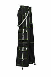 Pantalon Gothique Homme 2026 Unisexe Coupe Ample Mode Sombre Multi-Poches Design Personnalisé Haute Qualité Respirant - Product Image 4