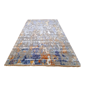 Tapis contemporains à la main Tapis en soie et laine Tapis Elington Tapis et tapis esthétiques Décoration intérieure luxueuse Décoration intérieure moderne - Product Image 2