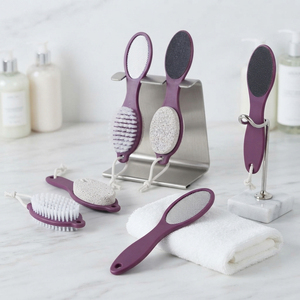 Foot Care Pedicure Kit Foot <b>File</b> Callus Remover Cleaning Brush Dry Cracked Heel - Product Image 2