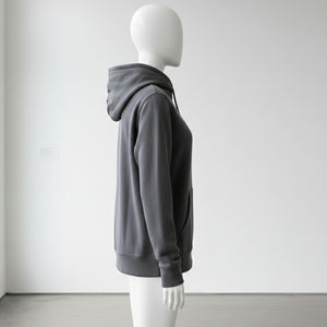 Nouveau Hoodie Femme Hiver en Polaire Tricotée 100% Coton de Haute Qualité à Col Montant et Manches Longues, Logo Personnalisé Brodé ou Imprimé sur le Devant - Product Image 2