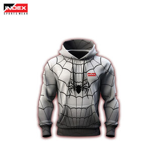 Sudadera con Capucha Raglán Naranja y Negra para Hombre, Marca INDEX, con Cierre, Estilo Anime, Corte Regular, Felpa Francesa, Informal, para Otoño - Product Image 6