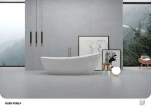 กระเบื้องพอร์ซเลนเนื้อแมตต์แบบชนบท คุณภาพส่งออก ขนาด 600x1200 มม. ผิวสัมผัสธรรมชาติ สำหรับปูพื้นและผนัง เหมาะสำหรับโครงการหรูหรา - Product Image 4