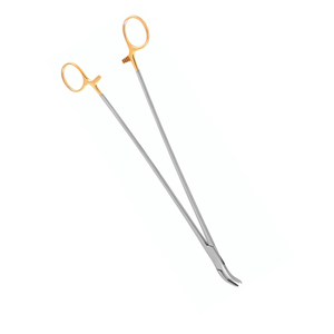 Pinzas Portaagujas Curvas de Acero Alemán de 205 mm (8 Pulgadas) para Uso Manual, de Alta Calidad, Instrumentos Quirúrgicos OEM al por Mayor - Product Image 5