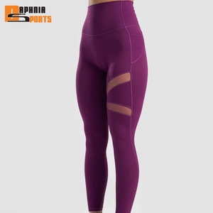 Leggings Deportivos de Cintura Media para Mujer, Transpirables, de Spandex/Poliéster, Cómodos para Yoga, Estilo Moderno - Product Image 4