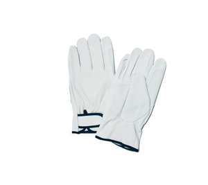 Gants de sécurité en nitrile blanc avec poignet élastique, antidérapants, résistants aux produits chimiques et aux chocs, usage général - Product Image 1