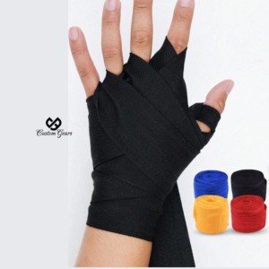 Vendas de Boxeo Tradicionales de Algodón Sin Elástico, 120-180 Pulgadas de Largo, Soporte para Muay Thai, Equipo de Artes Marciales OEM - Product Image 4