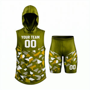 7 <b>On</b> 7 Football Set American Flag Hooded Football 7v7 Football Compression Custom Custom OEM - Product Image 4