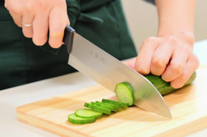 High Quality Durable Eco-Friendly Japanese Chef <b>Kitchen</b> <b>Knife</b> Extra <b>Sharp</b> Stainless Steel Blade Plastic Handle Made Japan - Product Image 3