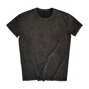 Camiseta de Hombre al por Mayor con Lavado Ácido, Estampada, Estilo Urbano, 100% Algodón, Camisetas con Logotipo Personalizado, Camiseta Vintage Oversize para Hombre - Product Image 5