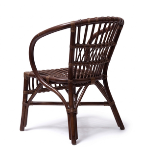 Indonesian Handicraft Furniture Product Rattan Natural <b>Dining</b> Arm <b>Chair</b> With Classic and Rustic Style - Product Image 2
