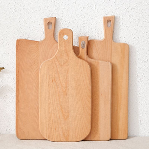 Juego de tablas de cortar de madera de haya a precio mayorista, tablas para servir charcutería y filetes para restaurantes, tabla de quesos, tabla de picar pequeña - Product Image 3