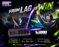 SSD Internal Kingsman Gaming S1000 Metal Shell M.2 PCIe Gen5 4TB dengan Kecepatan Baca 14000MB/s dan Menulis 13000MB/s untuk PC Desktop