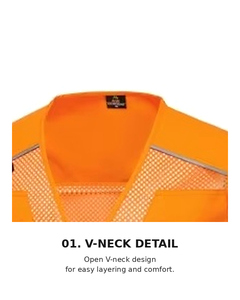 Lightweight Polyester High-Visibility Leisure <b>Utility</b> <b>Vest</b> for Men | MARK MK-256 OEM/ODM Korean Brand - Product Image 3