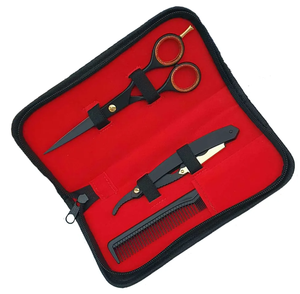 Kit de ciseaux à effiler professionnels en acier inoxydable à lame tranchante pour la coupe de cheveux, outils de salon ARISTON INTERNATIONAL à vendre - Product Image 5