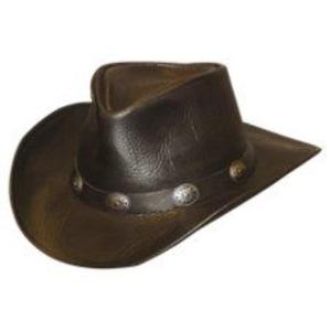 Sombreros de Vaquero de Cuero de la Mejor Calidad, Estilo Europeo, Gorra de Cuero Genuino Hecha en India, Sombrero Ecológico, Gran Venta - Product Image 1