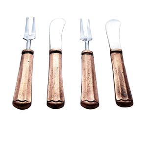 Ensemble de couverts à manche en bois argenterie de qualité supérieure pour la maison et le restaurant fabriqués à la main en Inde - Product Image 1