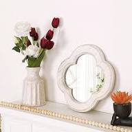 Vintage <b>Small</b> Scalloped Wall <b>Mirror</b> Decorative Accent <b>Mirror</b> for Living Room Bedroom Entryway Bathroom Wall Decor - Product Image 6