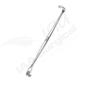 Écarteur chirurgical Senn-Miller 16 cm, manuel, à pointe tranchante et arrondie, en acier inoxydable, instrument de chirurgie générale, classe I, usage hospitalier - Product Image 2