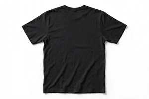 เสื้อยืดคอกลมแขนสั้นสีดำ ผ้าฝ้ายถักนุ่ม 100% ทรงปกติ สไตล์ลำลอง พิมพ์ลายตัวอักษรด้านหน้า - Product Image 2