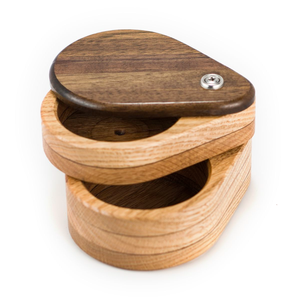 Modern Design Handcrafted Wooden Salt <b>Box</b> Wooden <b>Lid</b> Dishwasher Safe Eco-Friendly Kitchen Organizer for Salt Spices Herbs - Product Image 4