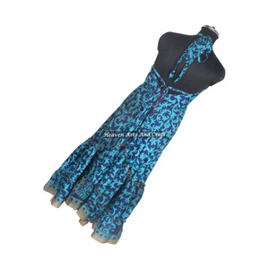 Sari de Seda / Shari, Ropa Tradicional India y Pakistaní para Mujer, Estilo Hippie Bohemio, Cuello en V, Prendas Vintage, Precio al por Mayor, Surtido - Product Image 4