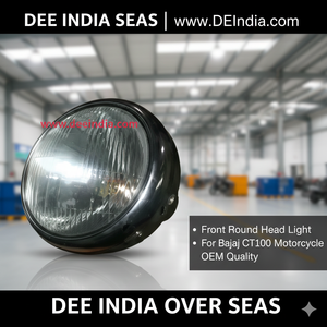 Phare avant rond pour moto Bajaj CT100, qualité OEM - Product Image 2