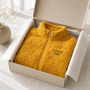 Premium Men's <b>Sherpa</b> Jacket Warm Fleece <b>Lined</b> Casual Outerwear with Custom Logo OEM Service OEM Size Private Label Manufacturer - Product Image 4