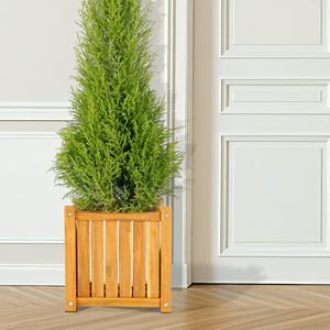 Support de plante en bois élégant et classique de style européen, revêtement poudré antirouille, base robuste pour plantes d'intérieur/extérieur, fleurs, herbes, maison - Product Image 6