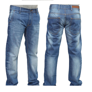 Jeans déchirés décontractés en denim élastique tendance effet éclaboussures de peinture OEM pour hommes - Product Image 4