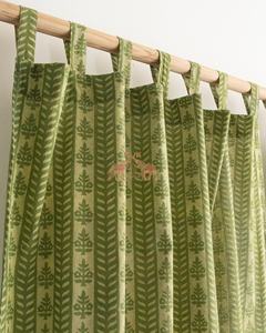 Ensemble de rideaux de porte en coton pur, à motifs rayés, design indien personnalisé, imprimé sur mesure pour la maison - Product Image 3