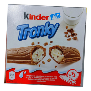 Ofertas al por mayor de barritas de chocolate Ferrero Kinder Tronky, paquete de 3x5 barras de 90g, chocolate al por mayor para exportación a precio económico. - Product Image 1