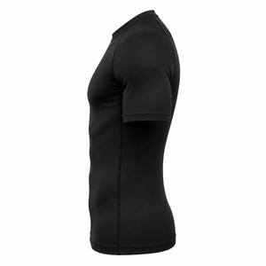 Camiseta de Manga Larga para Hombre, para Deportes de Contacto, Color Negro, Secado Rápido, Transpirable, Ecológica, UPF50+, Antibacteriana, Poliéster 160g - Product Image 4