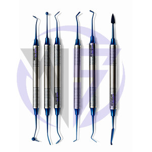 Juego de Instrumentos Dentales de Doble Punta para Rellenos de Composite, Kit Restaurador de 6 Piezas - Product Image 2