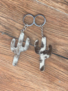 Nouveau Style Unique en cuir de vachette porte-clés arbre de noël en cuir de vachette porte-clés élégant vente chaude véritable fourrure porte-clés - Product Image 3