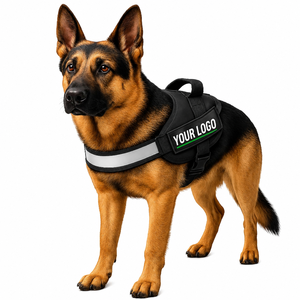 Police K9 Dog <b>Harness</b> OEM ODM Custom Logo Heavy Duty Tactical Training <b>Harness</b> Direct Manufacturer - Product Image 1