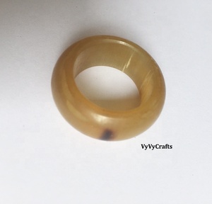 Mode corne de buffle bandes de mariage bague bijoux VR22 - Product Image 1