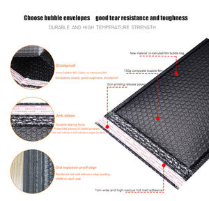 Emballage personnalisé RDY, 100 emballages compostables, écologiques, biodégradables, <span class=keywords><strong>enveloppe</strong></span> rembourrée pour l'expédition, pochette à bulles pour l'envoi postal - Product Image 2