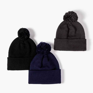 Unisex <b>Winter</b> Beanie <b>Caps</b> <b>for</b> <b>Men</b> and Women Common Breathable Hats with Dot Pattern Well-Made Sports Use - Product Image 4