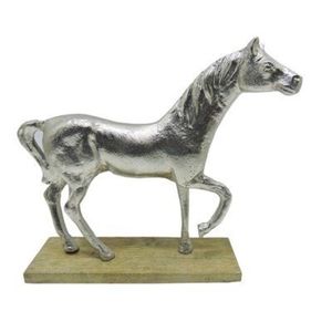 Figura de caballo de aluminio fundido de lujo, elegante estatua equina galopante, adorno decorativo metálico para interiores de casas elegantes - Product Image 3