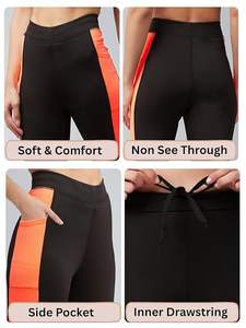 Leggings de Compresión Personalizados para Mujer, Ropa de Gimnasio y Yoga, Tela Spandex, Top Anti-Exposición, Capri Deportivo, Ropa de Compresión de Calidad para Damas - Product Image 4