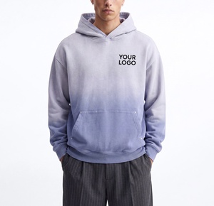 Custom Logo High Quality <b>500</b> <b>GSM</b> Thick Heavyweight 100% Cotton Fleece Streetwear Heavy Pullover Washed Oversized <b>Hoodies</b> Men - Product Image 1